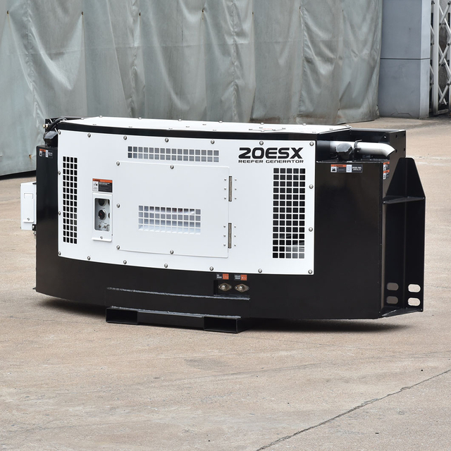 20kW/25kVA 낮은 연료 소비량 Perkins 엔진 냉동 컨테이너용 클립온 디젤 발전기 세트